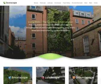 Scotscape.co.uk(Living walls) Screenshot