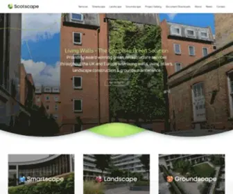 Scotscape.net(Landscape contractors UK) Screenshot