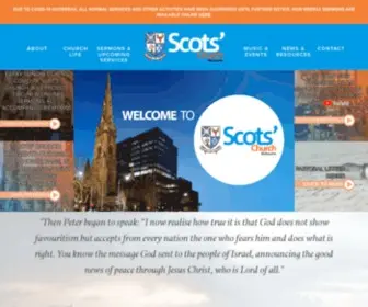 Scotschurch.com(The Scots' Church) Screenshot