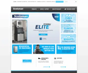 Scotsman-Ice.com(Scotsman Ice Systems) Screenshot