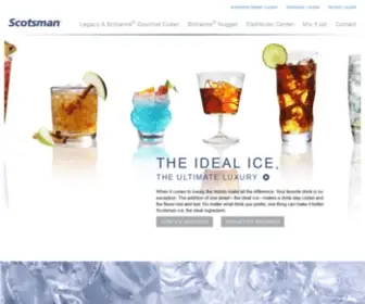 Scotsmanhomeice.com(Scotsman Residential Ice Machines) Screenshot