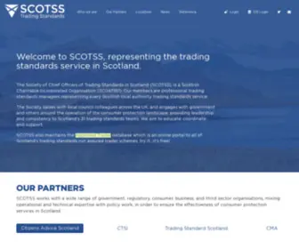 Scotss.org.uk(Society of Chief Officers of Trading Standards in Scotland) Screenshot