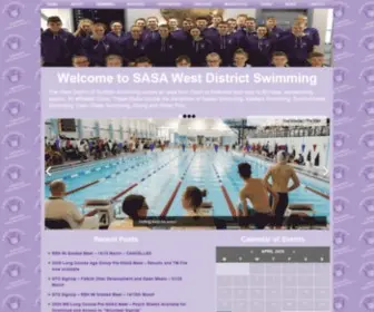 Scotswimwest.co.uk(Scottish Swimming) Screenshot