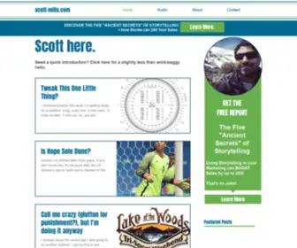 Scott-Mills.com(Home, Blog) Screenshot