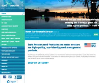 Scottaerator.com(Outdoor Water Fountains) Screenshot