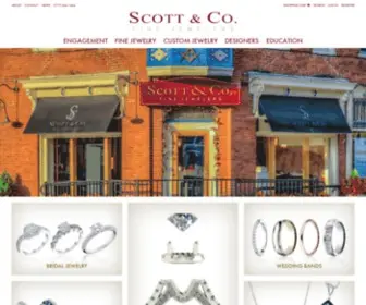 Scottandcofinejewelers.com(Scott & Company Fine Jewelers) Screenshot