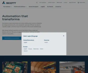 Scottautomation.com(Scott Technology) Screenshot