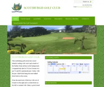 Scottburghgolf.co.za(Scottburgh Golf Club) Screenshot