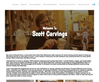 Scottcarvings.com(Scott Carvings) Screenshot