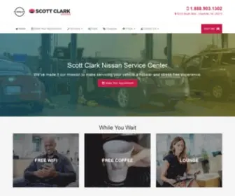 Scottclarknissanservice.com(Scott Clark Nissan Service Center) Screenshot