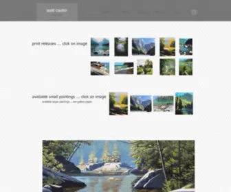 Scottcoulter.net(Scott coulter realistic contemporary acrylic paintings) Screenshot