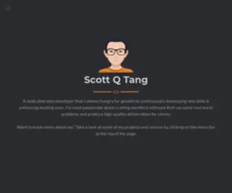Scottcreates.io(Web developer Portfolio) Screenshot