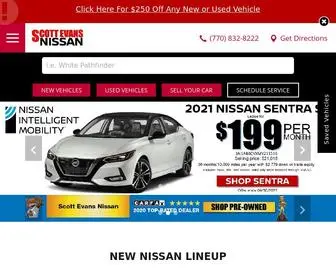 Scottevansnissanusa.com(Scott Evans Nissan Carrollton) Screenshot