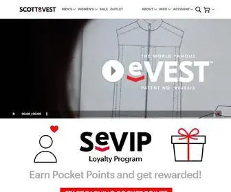 Scottevest.com(Travel Clothing for Men and Women) Screenshot
