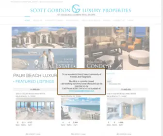 Scottgordonrealty.com(Palm Beach Luxury Real Estate) Screenshot