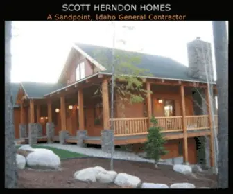 Scottherndonhomes.com(Sandpoint Custom Home Builder and General Contractor) Screenshot