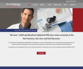 Scotthyver.com(LASIK San Jose) Screenshot