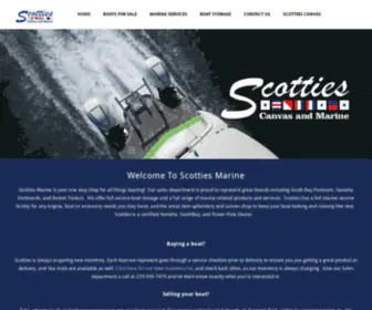 Scottiesmarine.com(Scotties Marine) Screenshot