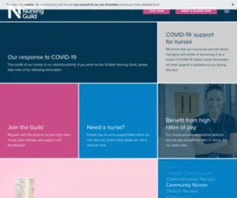 Scottish-Nursing-Guild.com(The Scottish Nursing Guild) Screenshot