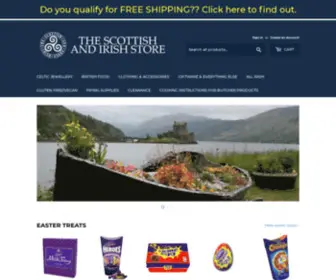 ScottishandirishStore.com(The Scottish and Irish Store) Screenshot