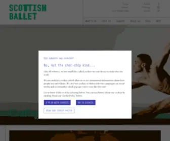 Scottishballet.co.uk(Scottish Ballet) Screenshot