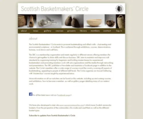 Scottishbasketmakerscircle.org(Scottish Basketmakers' Circle) Screenshot