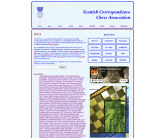 Scottishcca.co.uk(Scottish Correspondence Chess) Screenshot