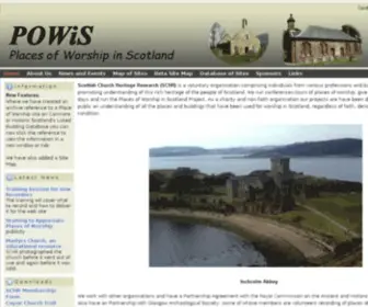 Scottishchurches.org.uk(Places of Worship in Scotland) Screenshot