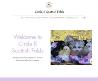 Scottishfoldscirclek.com.au(Kittens for sale) Screenshot