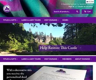 Scottishlaird.co.uk(Become a Scottish Laird and Help Restore a Castle in the Highlands) Screenshot