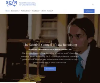 Scottishlawreports.org.uk(The Scottish Council of Law Reporting (SCLR)) Screenshot