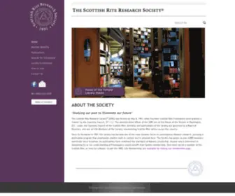 Scottishriteresearch.com(Scottish Rite Research SocietyScottish Rite Research Society) Screenshot