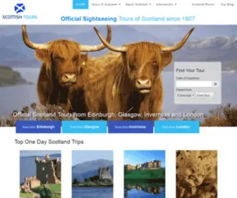 Scottishtours.co.uk(Guided Scotland Tours) Screenshot