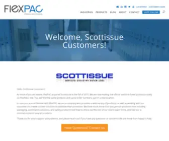 Scottissue.com(FlexPAC recently acquired Scottissue. This page) Screenshot