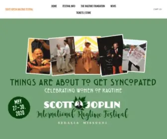 Scottjoplin.org(SCOTT JOPLIN RAGTIME FESTIVAL) Screenshot