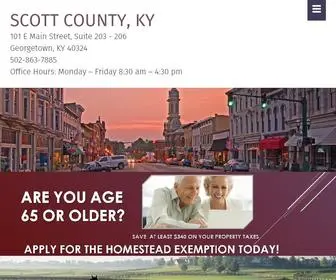 ScottkypVa.com(The Scott County Property Valuation Administrator) Screenshot