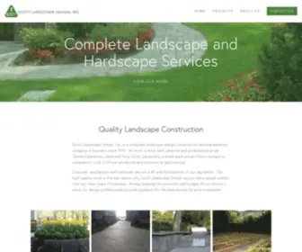Scottlandscapedesign.com(SCOTT LANDSCAPE DESIGN) Screenshot