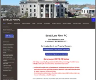 Scottlawfirm.com(Scott Law Firm PC) Screenshot