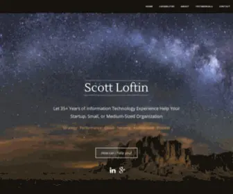 Scottloftin.com(Any sufficiently advanced technology) Screenshot