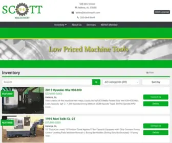 Scottmach.com(Scott Machinery & Supply) Screenshot