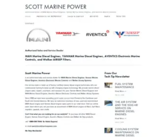 Scottmarinepower.com(Scott Marine Power) Screenshot