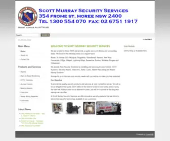 Scottmurraysecurity.com.au(Scott Murray Security Services) Screenshot