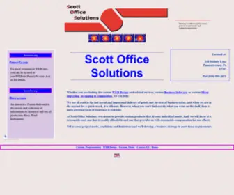Scottofficesolutions.com(Scott Office Solutions offering Web Design) Screenshot