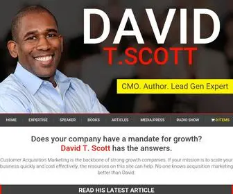 Scottonmarketing.com(David T. Scott) Screenshot