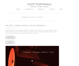 Scottportingale.com(Scott Portingale) Screenshot