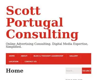 Scottportugal.com(Online Advertising Consulting) Screenshot