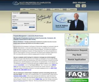 Scottrentscharleston.com(Scott Properties) Screenshot