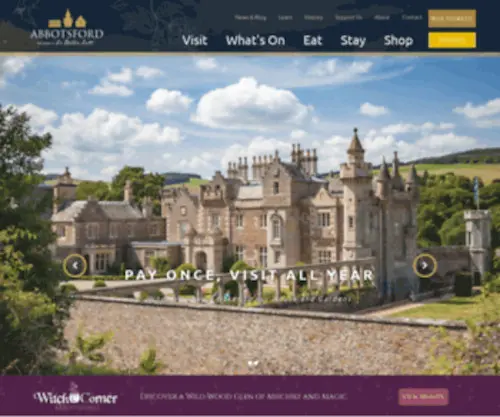 Scottsabbotsford.co.uk(The Home of Sir Walter Scott) Screenshot