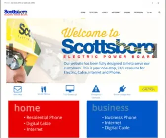 Scottsboro.org(Scottsboro Electric Power Board) Screenshot