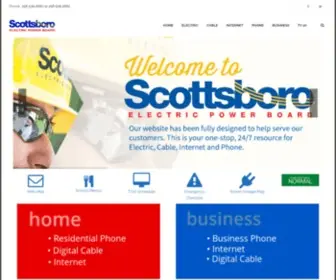 Scottsboropower.com(Scottsboro Electric Power Board) Screenshot